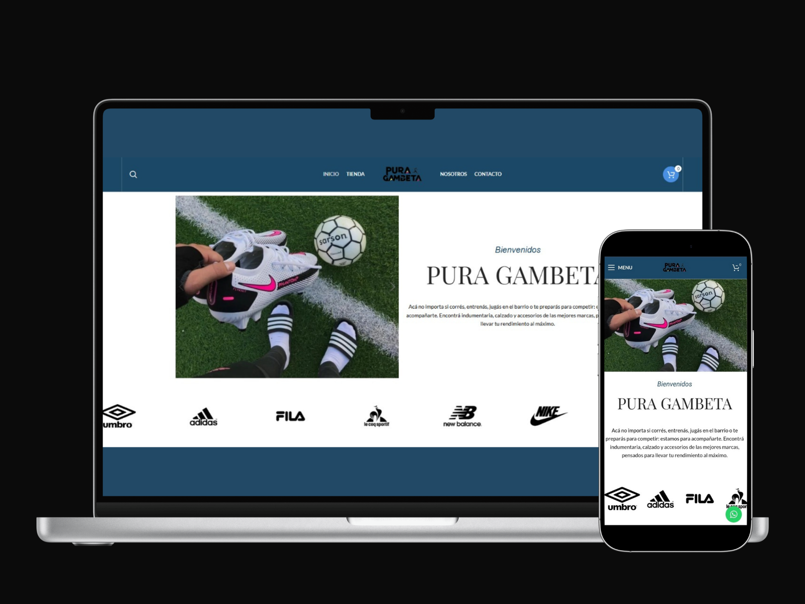 Proyecto sitio para tienda de zapatillas